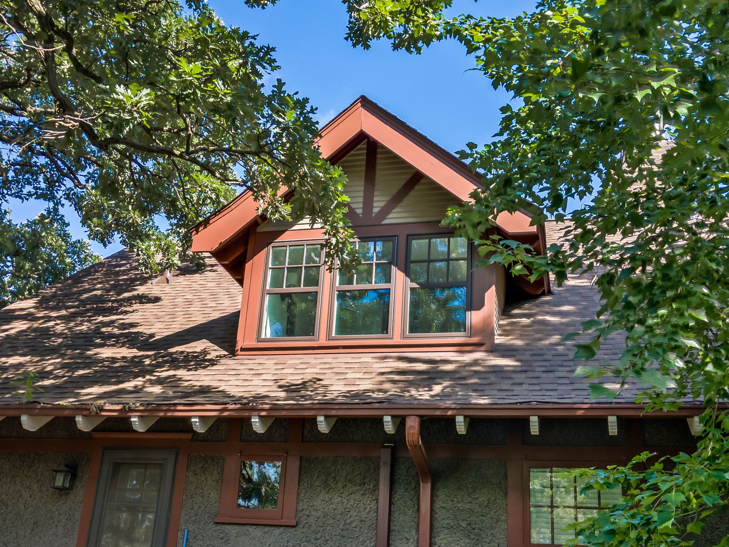 exterior image of the dormer addition