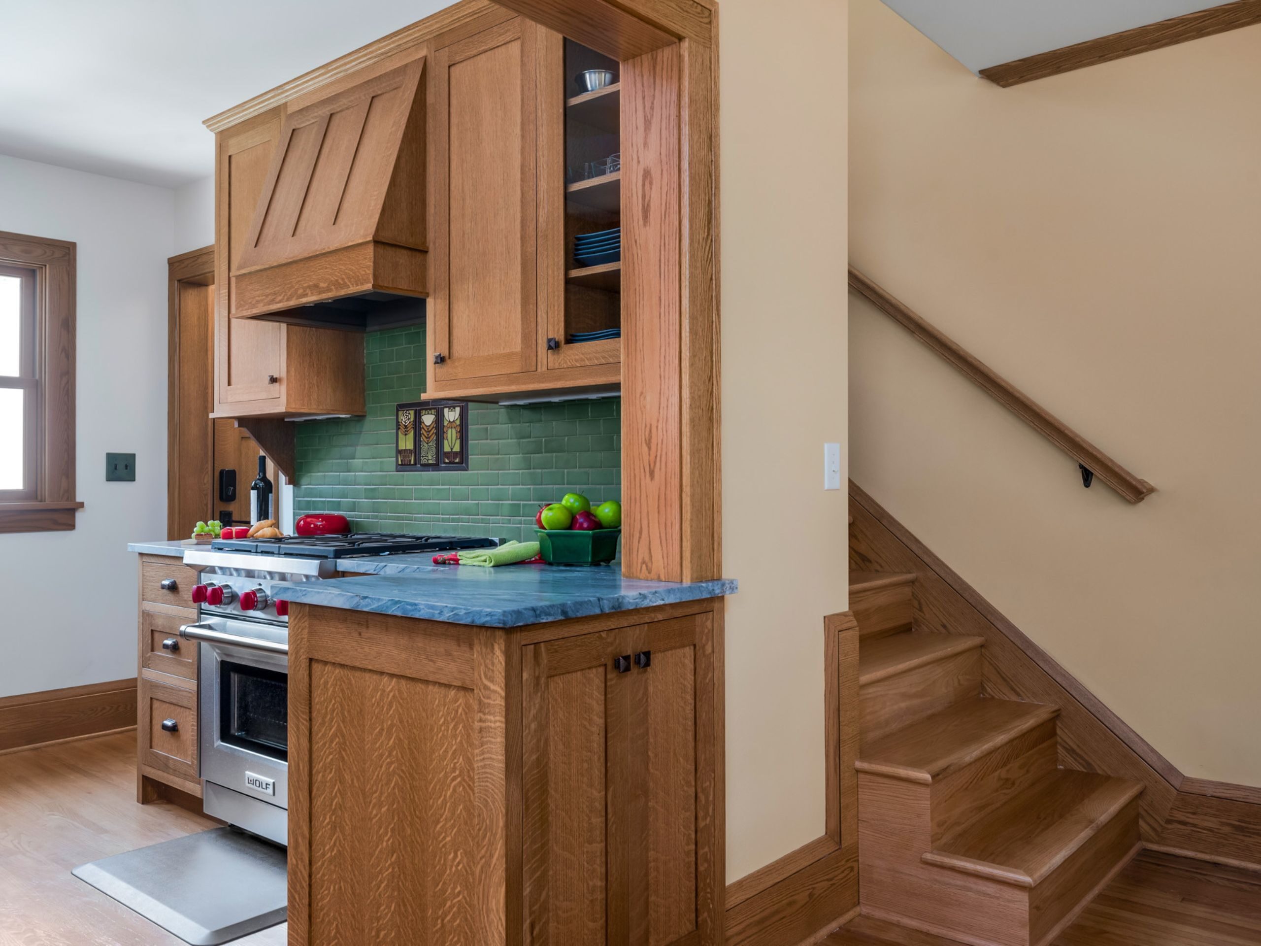 kitchen dining room remodel and stairs