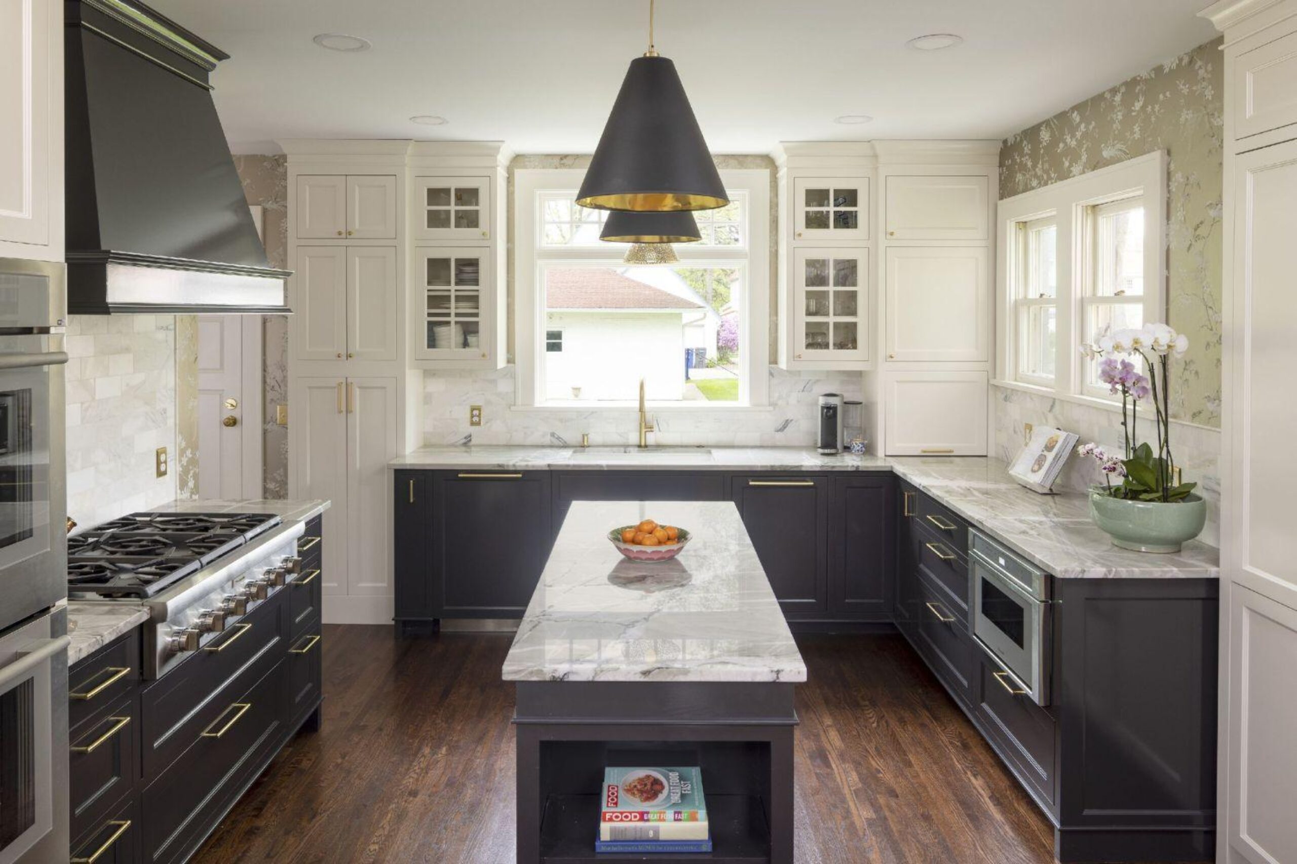 black and white kitchen remodeling a century-old home in st. paul