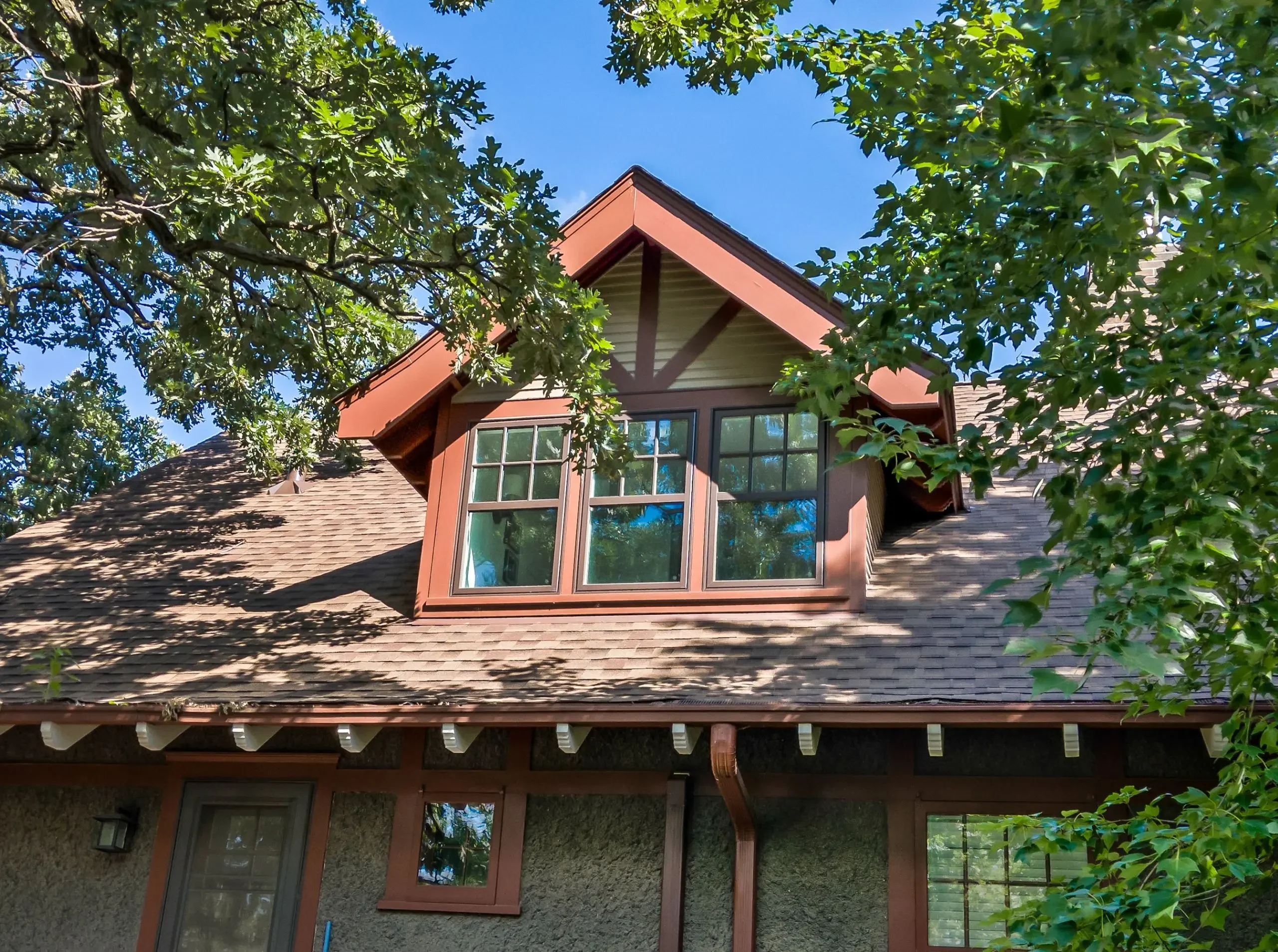 dormer addition exterior view in st. paul