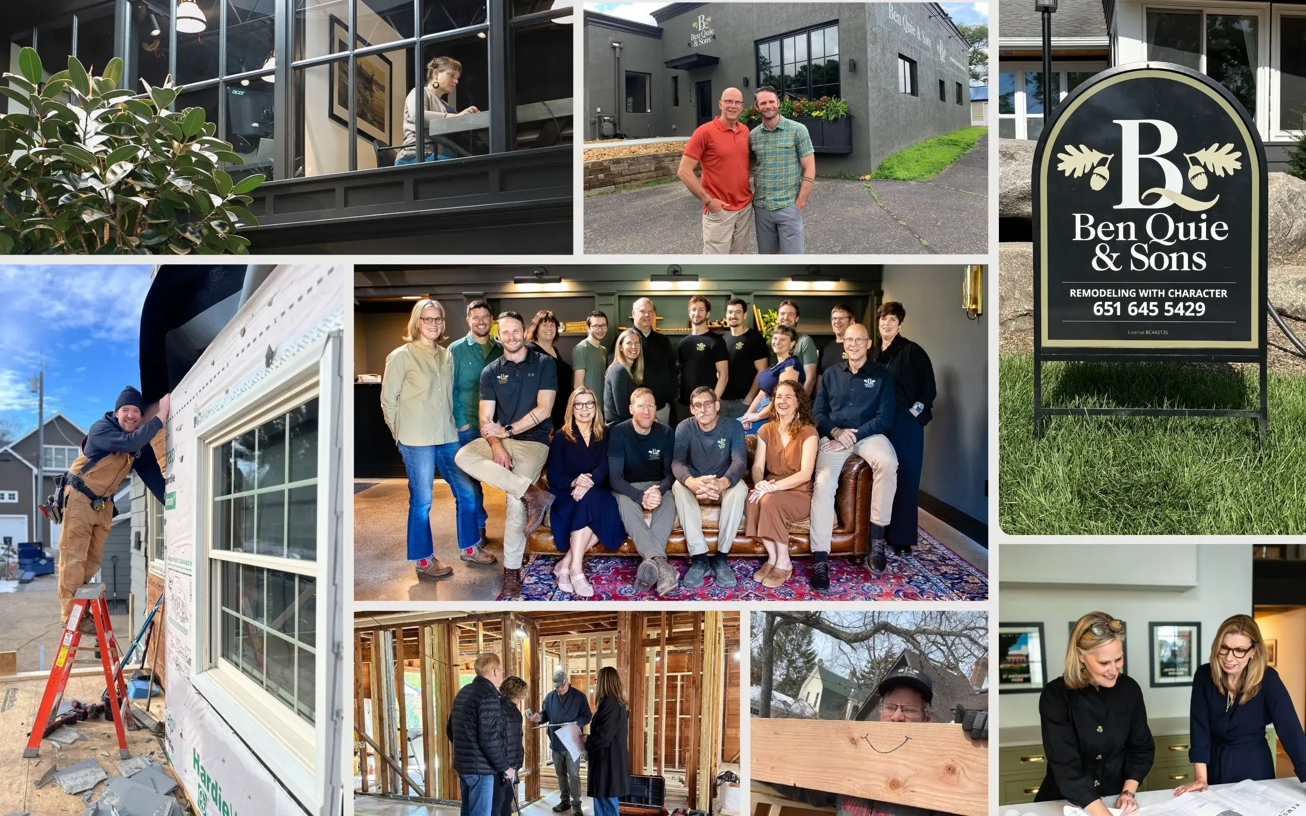 collage of remodeling contractors in st paul